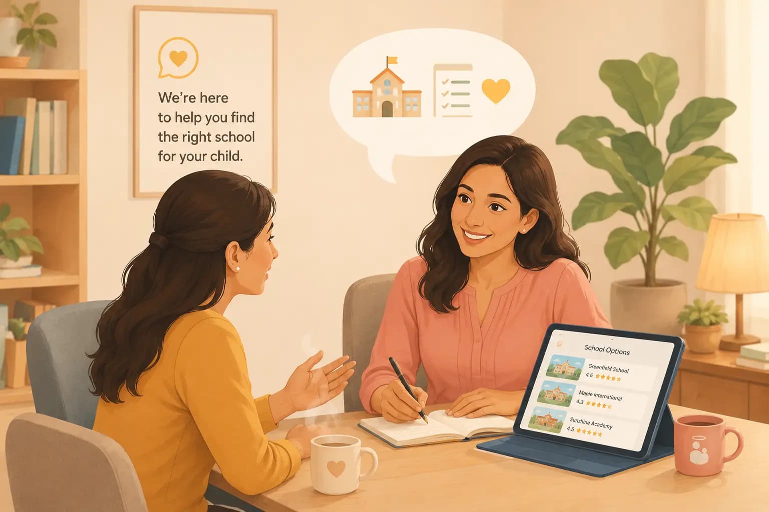 Talk to us illustration